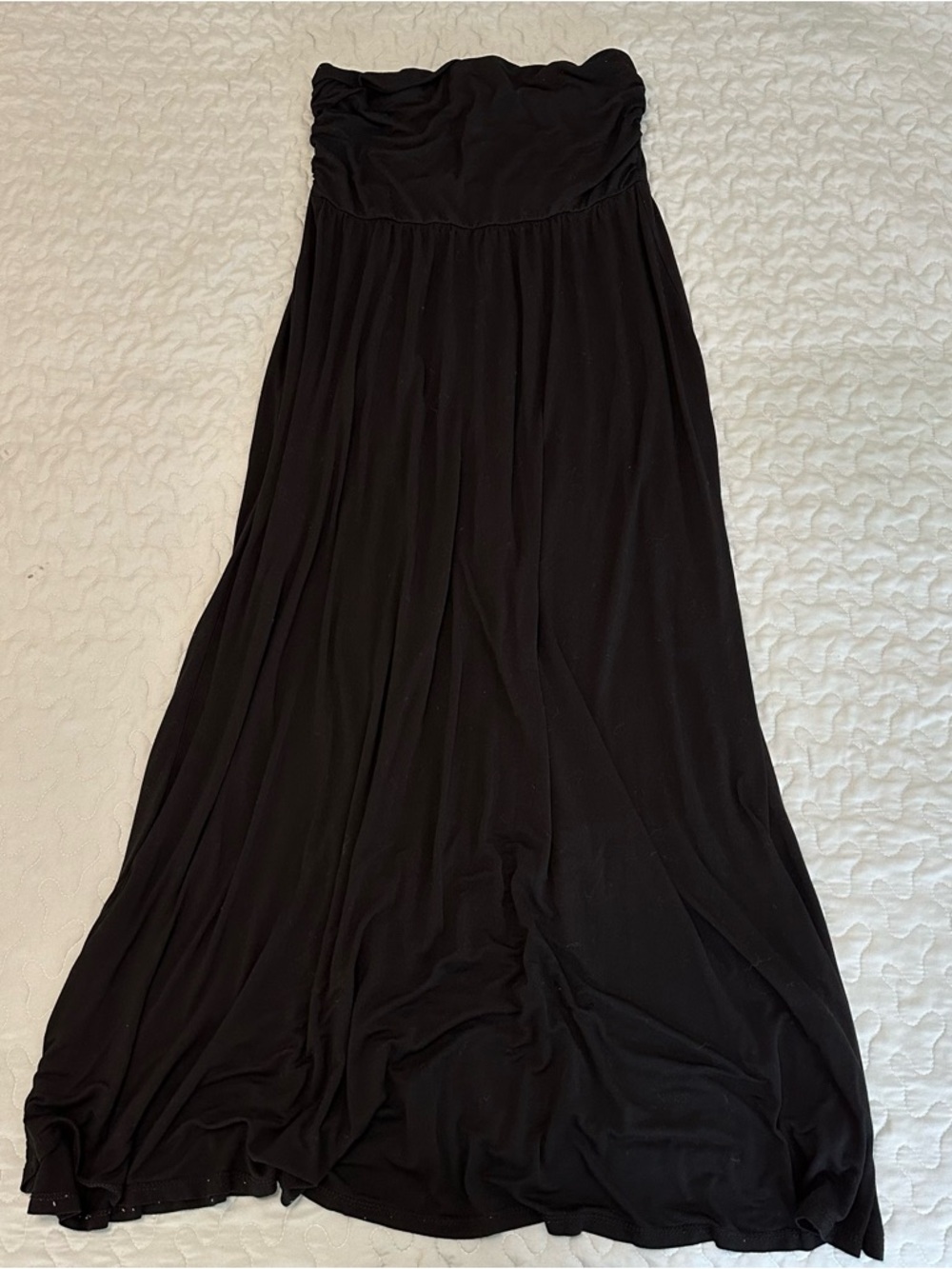 West Kei Black Strapless Maxi Dress